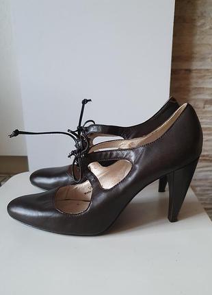 Туфли кожаные