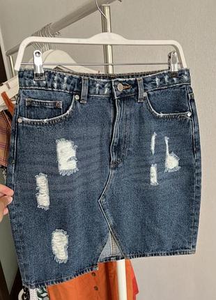 Любая джинсовая юбка h&m 500грн😍