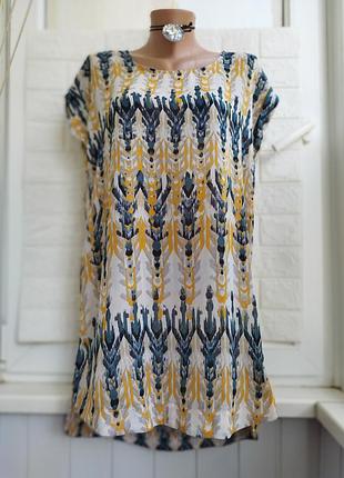 Платье h&m туника принт рисунок