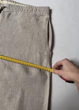 Брюки льняні 9