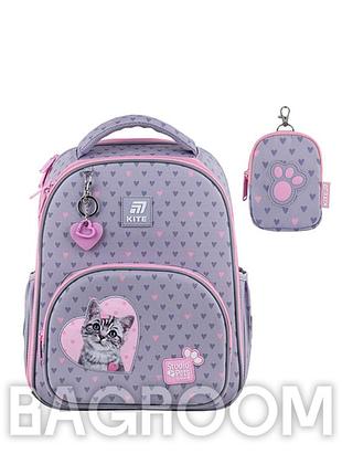 Рюкзак школьный каркасный kite education studio pets sp25-556m