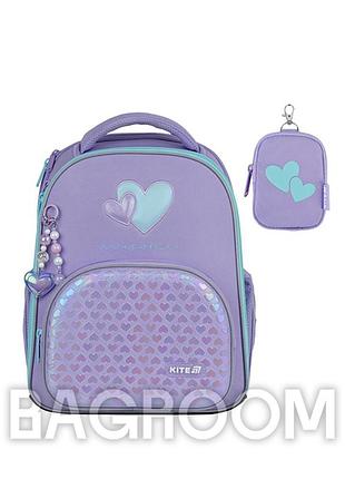 Рюкзак школьный каркасный kite education awesome k25-556m-1