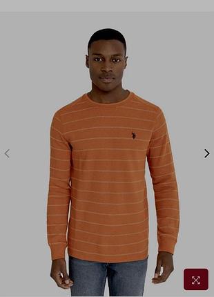 Світшот, плотний лонгслів u.s. polo assn. (оригінал)