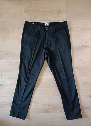 Класичні чоловічі штани jack jones/ якісні чорні штани