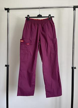 Dickies бордовые спортивные штаны женские