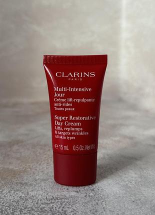 Clarins – multi-intensive jour crème lift-repulpante anti-rides - денний крем для обличчя, 15 ml