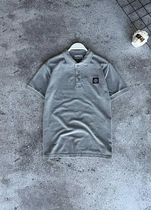 Чоловіча футболка-поло stone island👀
