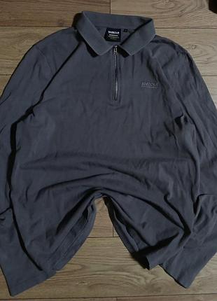 Лонгслив/регбойка barbour international 1/4 3/4 zip old money
