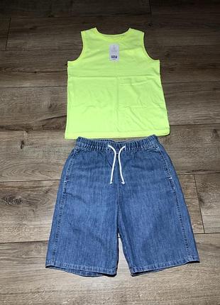 Джинсові шорти h&m 140 2