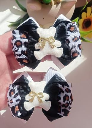 Бантики с мишками