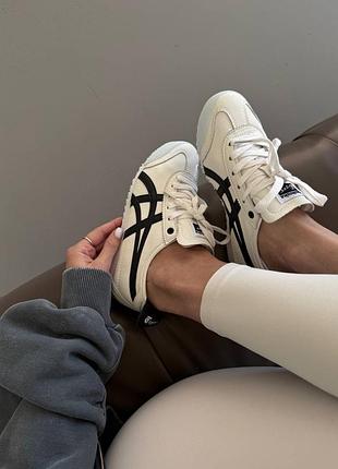 Жіночі кросівки asics onitsuka tiger white / black premium