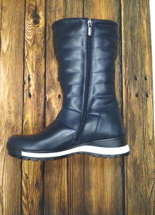 Шкіряний дуті чоботи