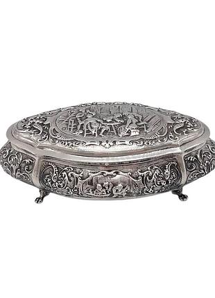 Серебряная шкатулка. голландия, 1814-1953 гг.