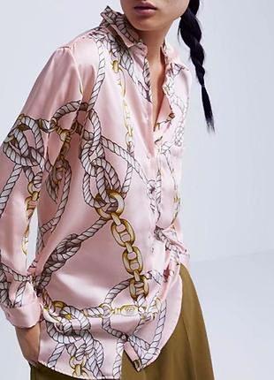 Стильна рубашка блузка zara