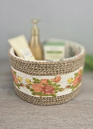 Декоративная корзина - органайзер для хранения вещей