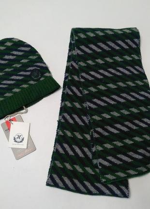 Комплект шапка і шарф для хлопчика 6-7-8лет silvian heach kids2 фото