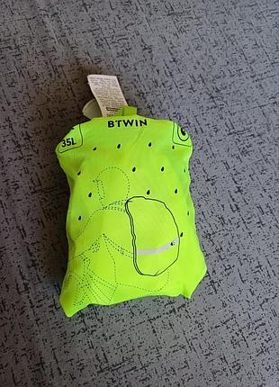 Чехол на рюкзак, чехол светоотражающий btwin