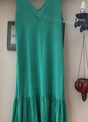 Платье миди из льна от george