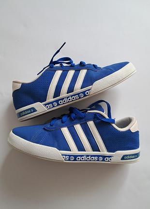 Подростковые синие кроссовки adidas neo label 38 размер