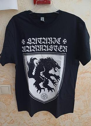 Satanic warmaster футболка. металл мерч