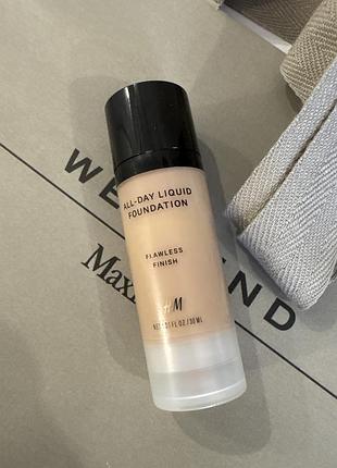 Тональный крем h&m all-day liquid foundation, flawless finish