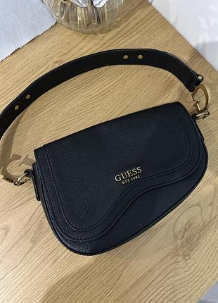 Сумка чорна guess