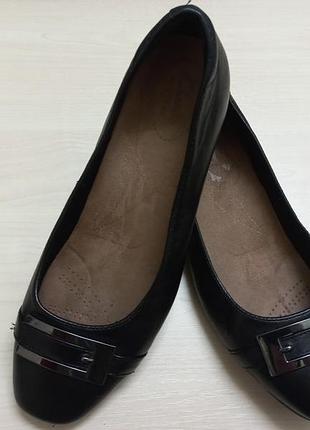 Туфли балетки кожа жен. 38р.clarksиндии