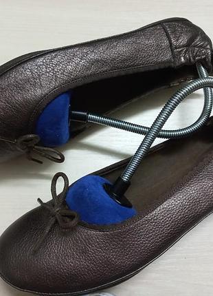 Туфли балетки кожа жен. 40р.clarksиндии