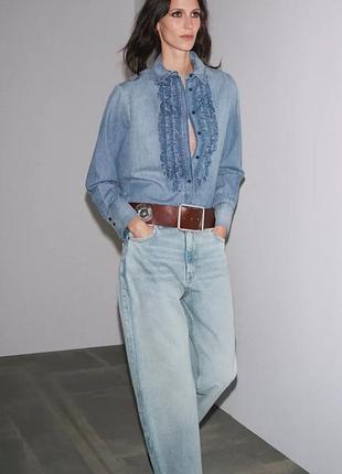 Джинси zw колекція relaxed mid-rise