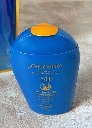 Shiseido  - ultimate sun protector lotion spf 50+ - сонцезахисний лосьйон, 150 мл3 фото