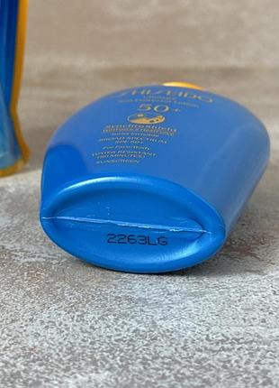 Shiseido  - ultimate sun protector lotion spf 50+ - сонцезахисний лосьйон, 150 мл5 фото