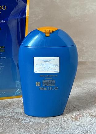 Shiseido  - ultimate sun protector lotion spf 50+ - сонцезахисний лосьйон, 150 мл4 фото