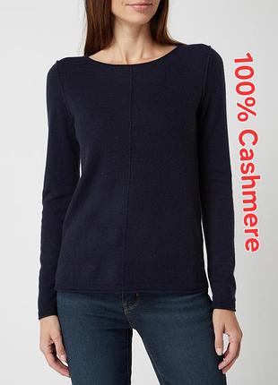 Шикарный синий кашемировый свитер christian berg woman pure cashmere made in bangladesh