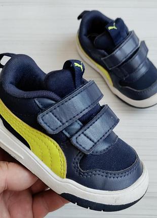 Кросівки puma темно синього кольору, розмір 21, устілка по факту 14 см.