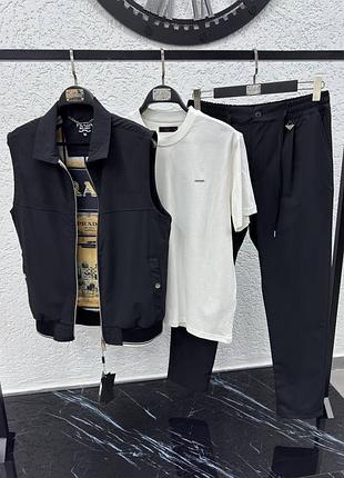 Костюм тройка спортивный премиум качество