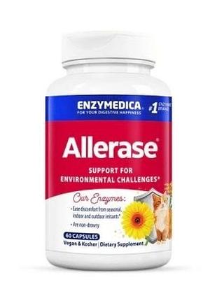 Комплекс от аллергии enzymedica, allerase, 60 капсул аллергия
