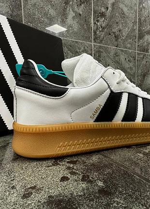 Adidas samba xlg white 4