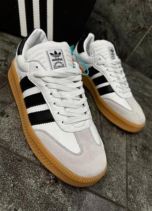 Adidas samba xlg white 8