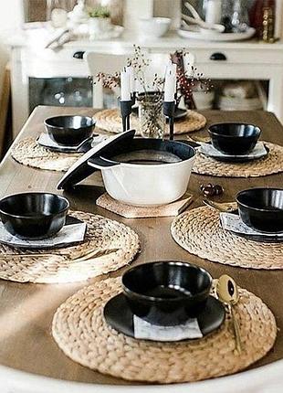 Плетеные салфетки под приборы ручной работы. soare ікеа . икеа . в наличии .