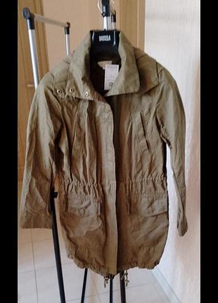 Парка  хакі плащ