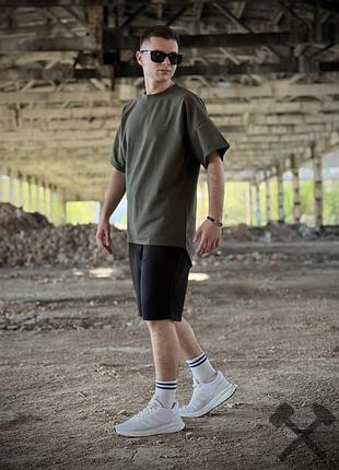 Літній комплект оверсайз футболка і шорти