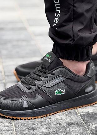 Кроссовки lacoste черные 40-44р3 фото