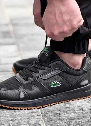 Кроссовки lacoste черные 40-44р2 фото