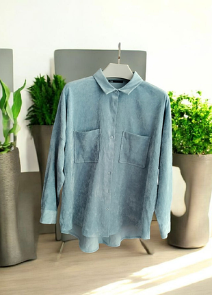 Вельветова сорочка zara