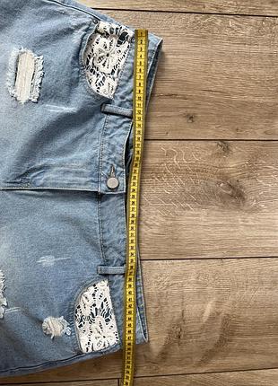 Джинсові міні шорти 3