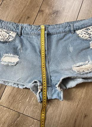 Джинсові міні шорти 8