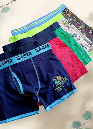 Комплект трусів, труси шортики боксери на хлопчика 10-11