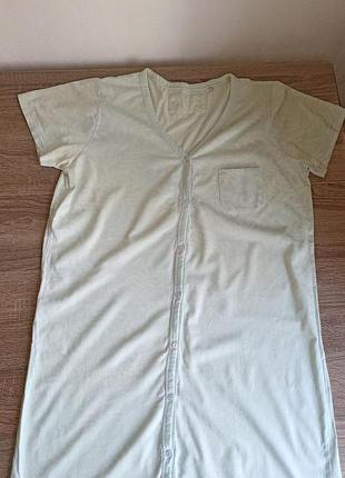 Нічна сорочка на гудзиках