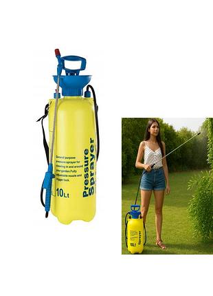 Опрыскиватель ручной помповый с телескопической штангой из нержавеющей стали sprayer  (10 л) | 87122