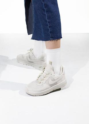 Женские кроссовки nike air force 1 wild grey скидка sale | smb7 фото